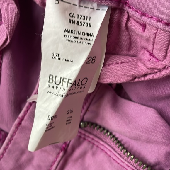Buffalo cropped low rise pant - purplish color - size 26 - Picture 6 of 6